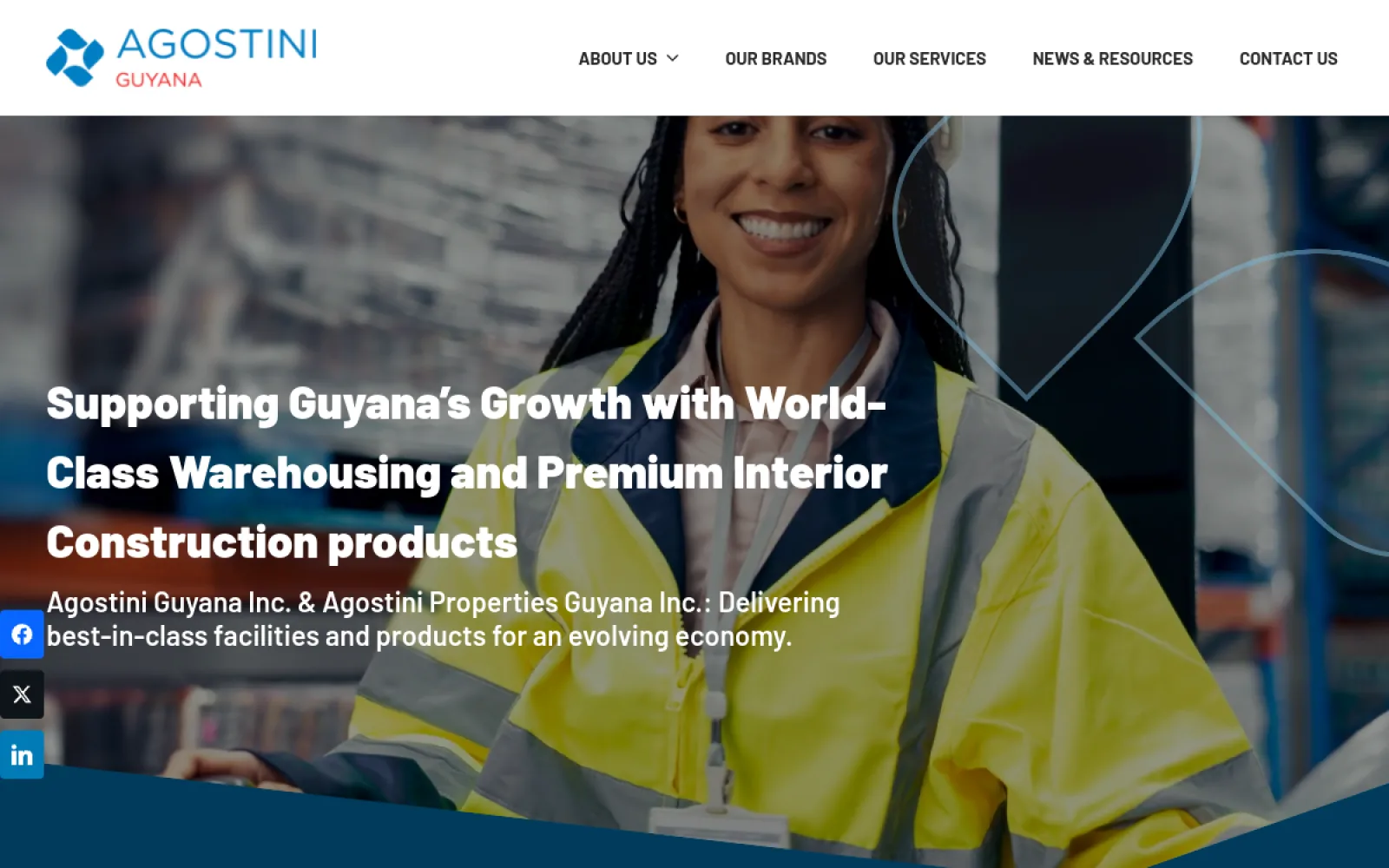 Agostini Guyana corporate site