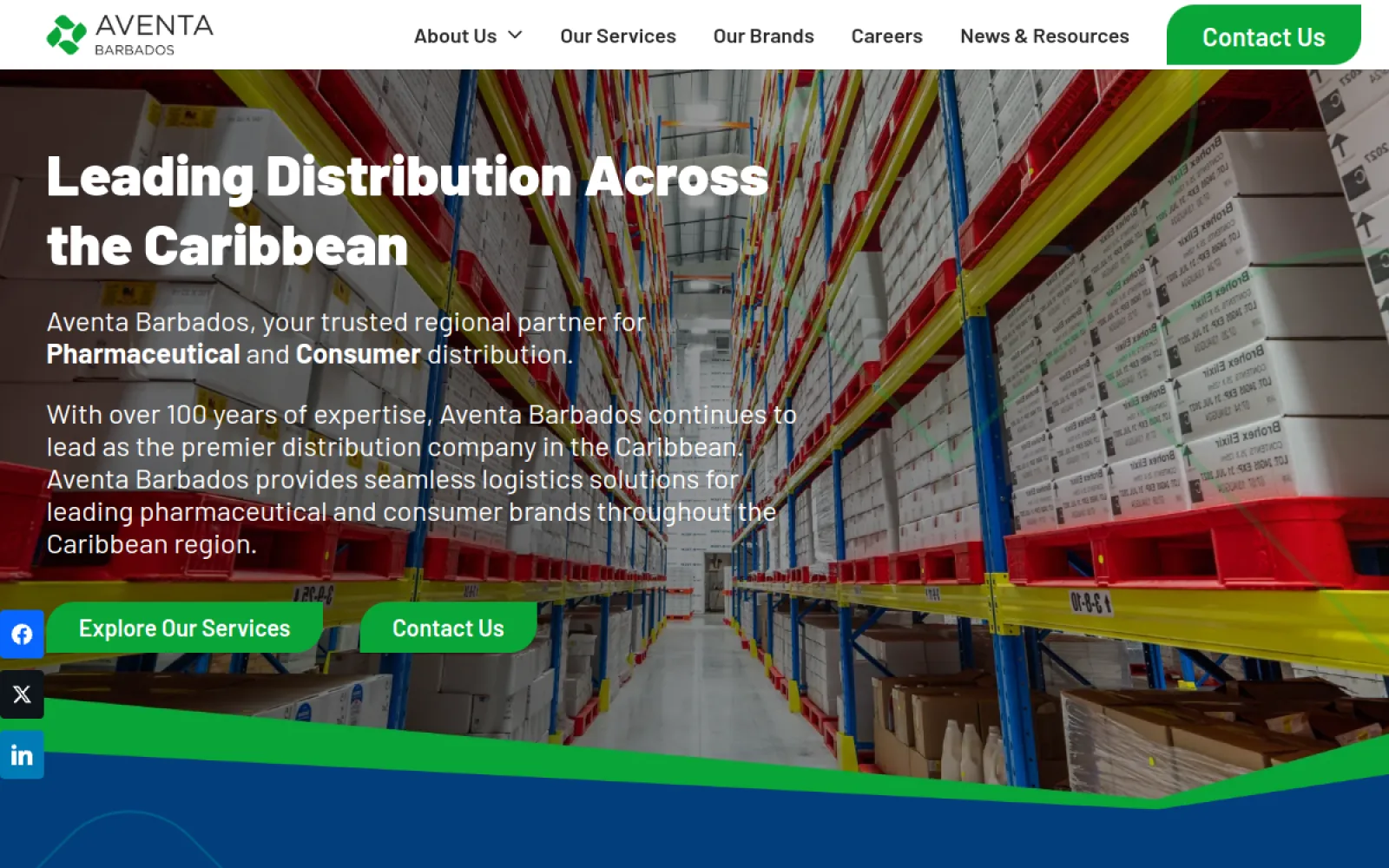 Aventa Barbados pharmaceutical distribution site