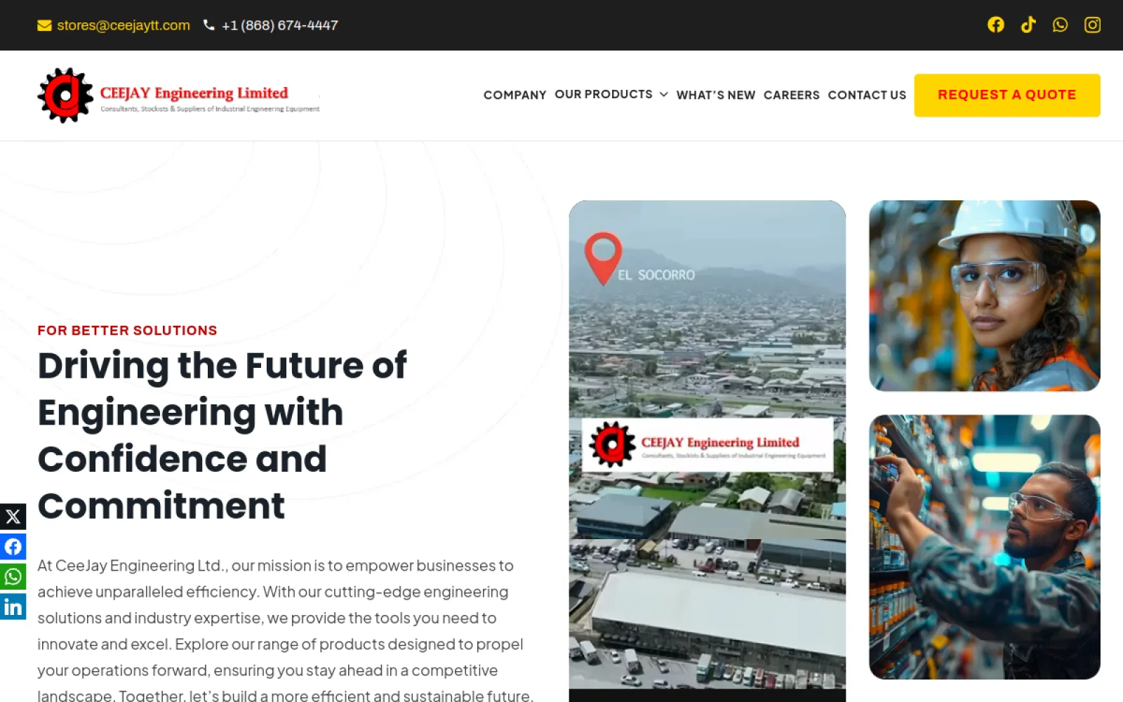 CeeJay Engineering corporate platform